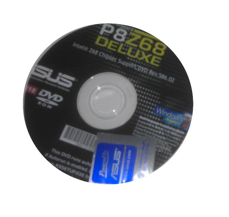 Details zu orig. Asus Mainboard Treiber CD DVD P8Z68 Deluxe GEN3 OVP ...